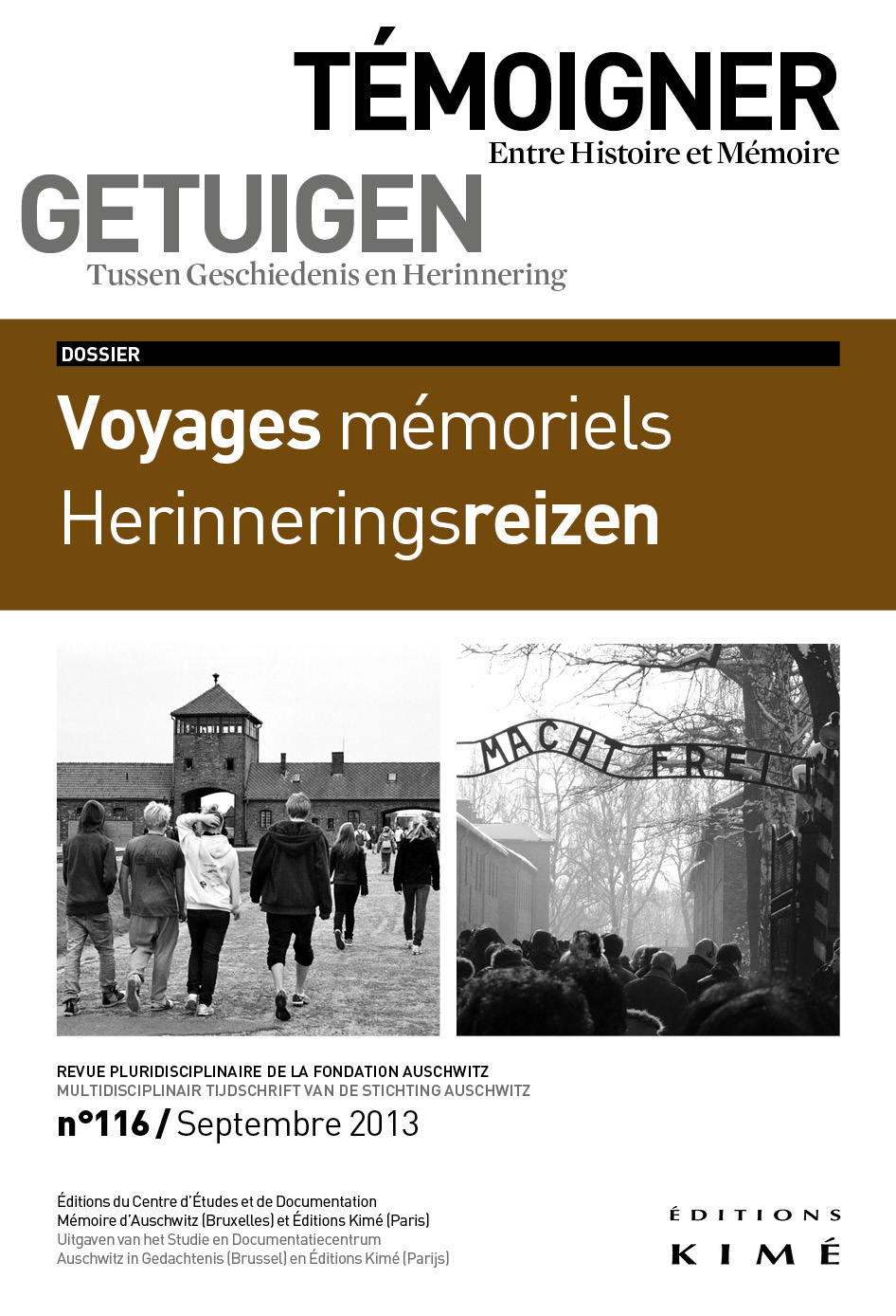 N° 116 (09/2013) Voyages mémoriels