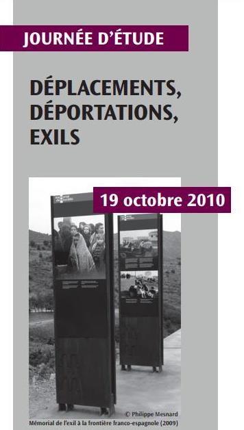 2010 / 2011 - Déplacements, Déportations, Exils