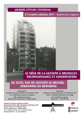 2011 – The Brussels Gestapo Headquarters – Recognition and Conservation