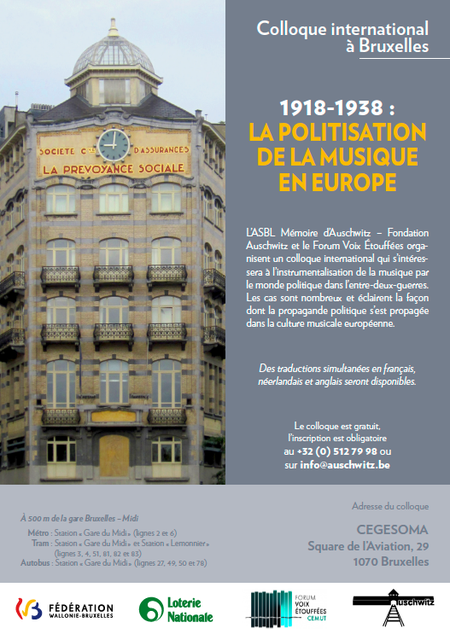 2019 - 1918-1938: Politicisation of Music in Europe